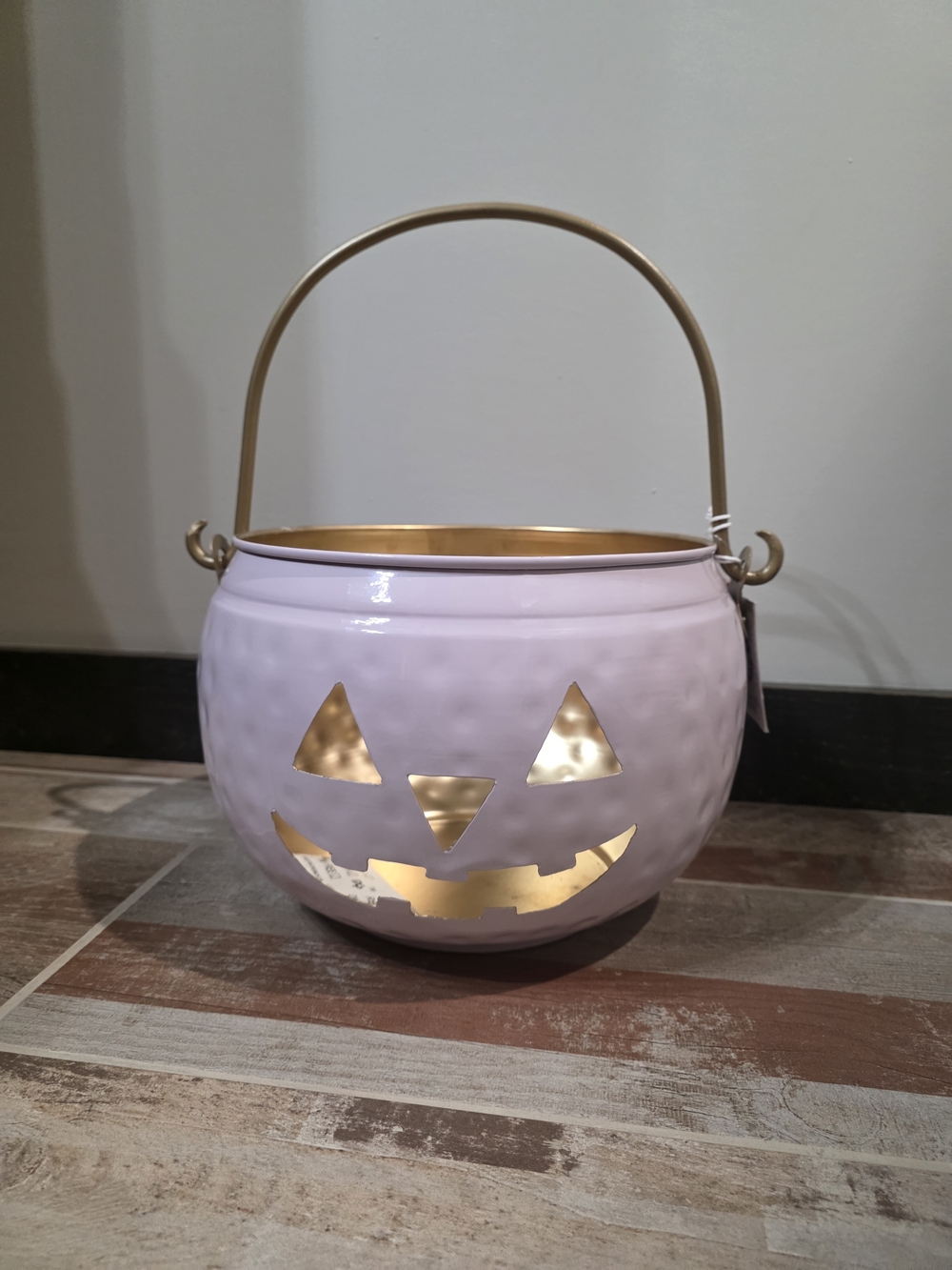 Pink Halloween Pumpkin Treat Bucket -NWT